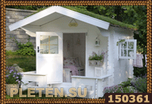 игровой домик с пристройкой