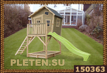 домик детский с песочницей