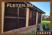 перегородки жалюзи деревянные